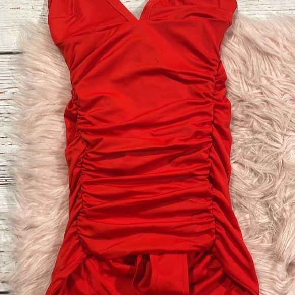 NWT We are HAH it suits you 1 piece swimsuit in blood orange - Picture 7 of 9
